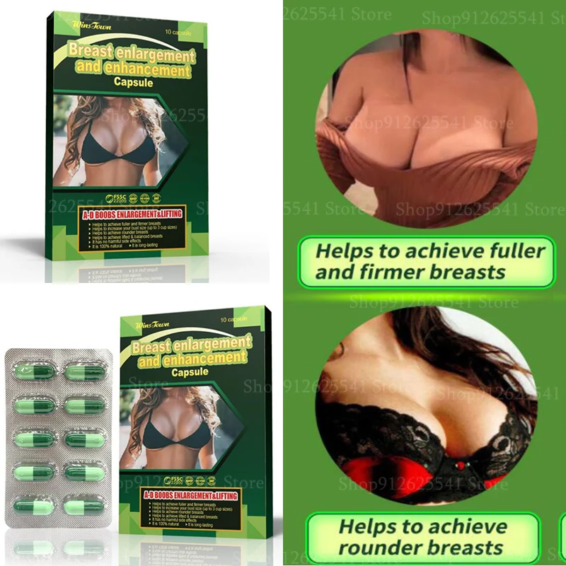 

1/2/3/5 Box Big Breast Enhancement Capsule Chest Enhancement Promote Female Hormone Breast Lift Firming Up Size Bust Care