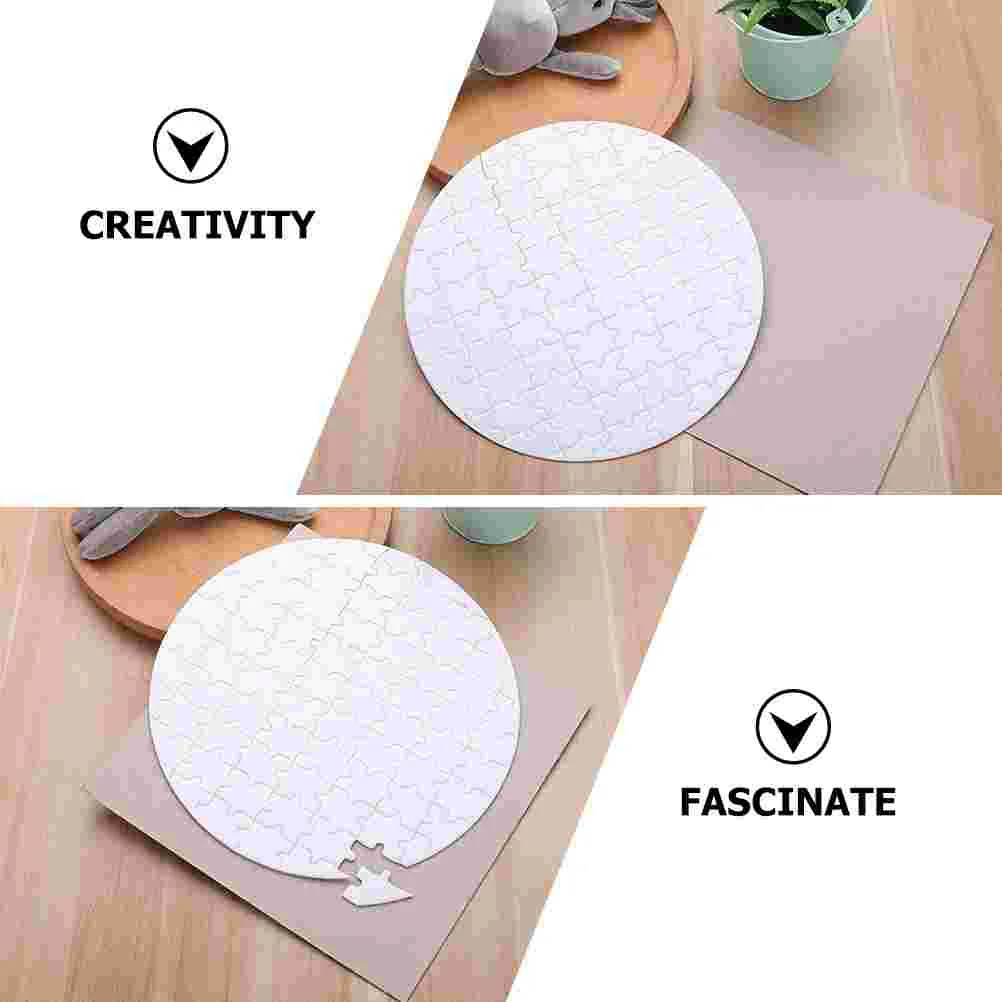 Печать головоломки термальная передача царапин и ножниц DIY пустые белые