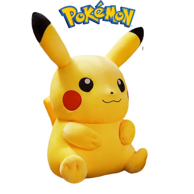 

Pokémon Series Peripheral Pikachu Plush Toy 40CM Japanese Cartoon Soft Cute Elf Doll Cute Children's Cute Doll Holiday Gift