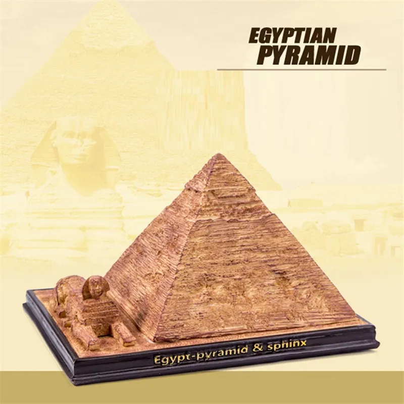 

Egypt Pyramid Statue Sphinx Lucky Figurines Feng Shui Sculpture Resin Craft Creative Home Decoration Accessories Souvenirs Gift