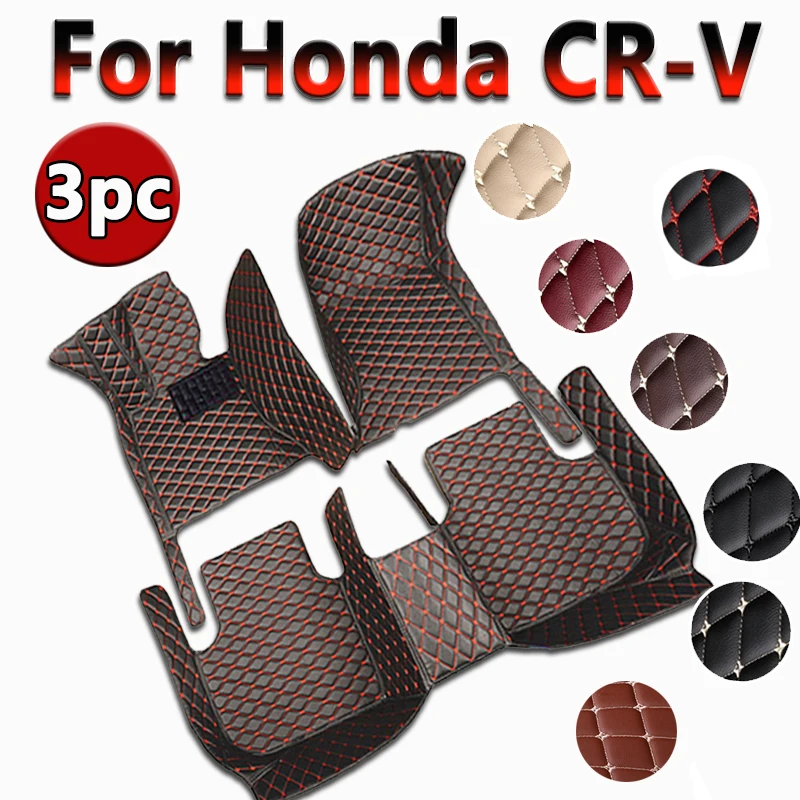 

LHD Car Floor Mats For Honda CR-V CRV 2011 2010 2009 2008 2007 Auto Interior Accessories Carpets Custom Waterproof Leather Rugs