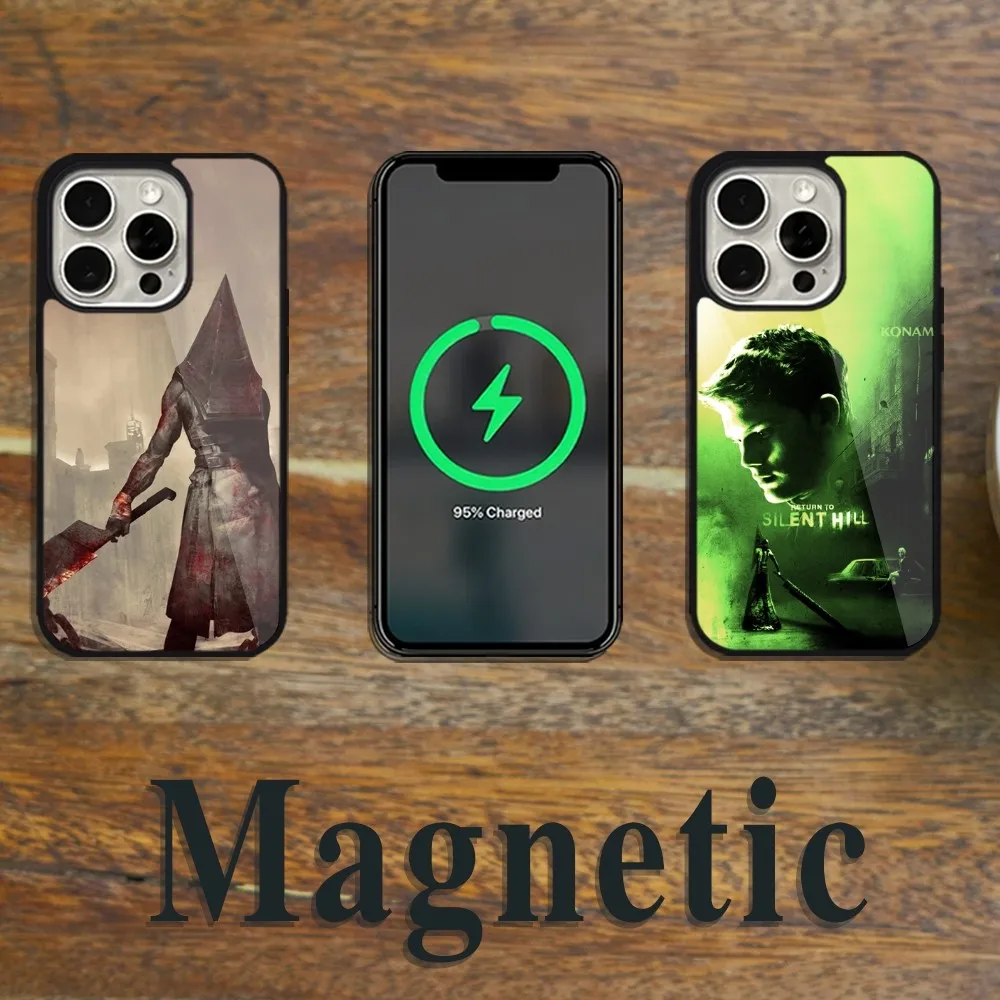 Магнитный чехол Magsafe для iPhone 11 12 13 14 15 Pro Max Plus с функцией беспроводной зарядки