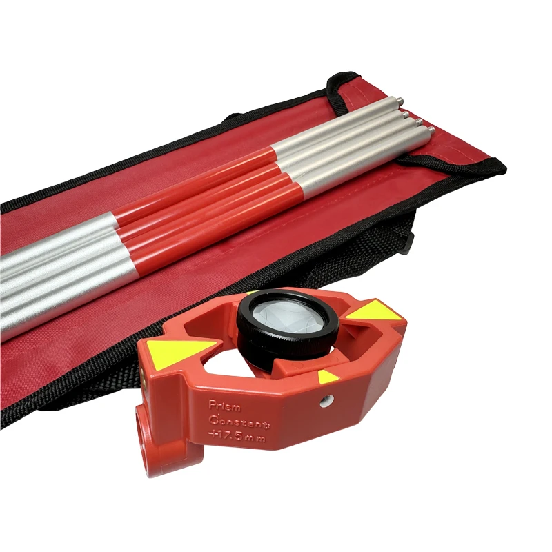 

Новый алюминиевый сплав с 4-полюсной мини-призмой с серебряным покрытием для призмы тахеометра Leica + 71,5 мм