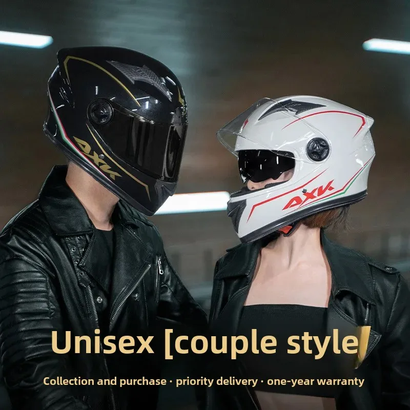 Зимний теплый мужской электрический мотоциклетный шлем анфас защитный (домашний