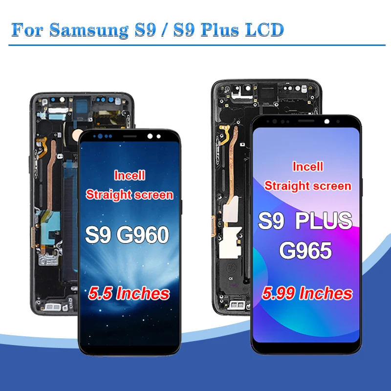 

G965 Display For Samsung Galaxy S9 Plus Lcd Touch Digitizer G965F/DS Screen S9 LCD G960 Assembly Free Ship With Tools Brand New