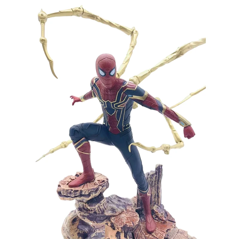 Iron Spiderman Movable Paw Pvc 28cm Figma Movie Model Collec