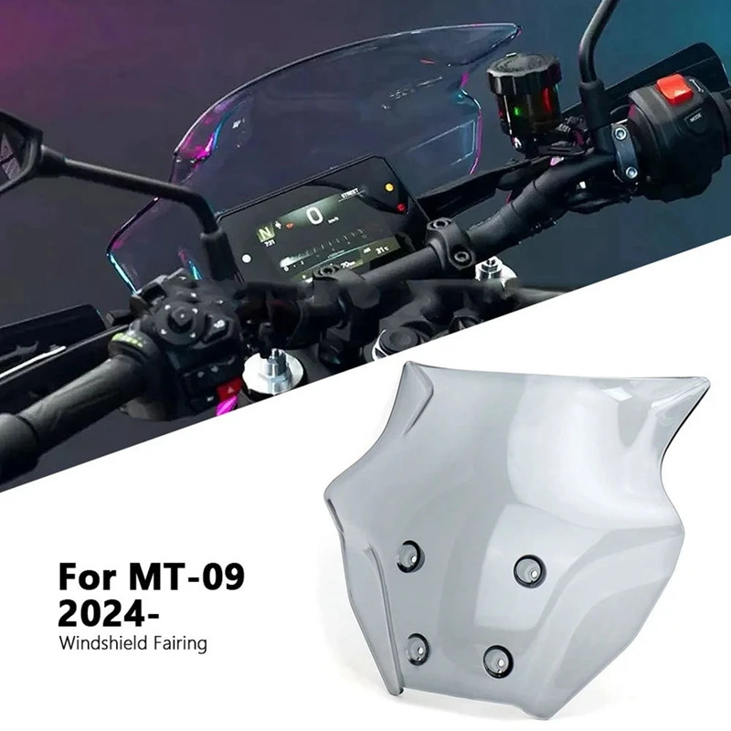 Ветровое стекло для мотоцикла Yamaha MT09 MT 09 MT-09 2024 ветрозащитный экран защита