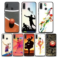 ciciber football tennis sports phone case for huawei y6 y7 y9 2019 y5p y6p y8s y8p y9a y7a mate 10 20 40 pro rs case silicone