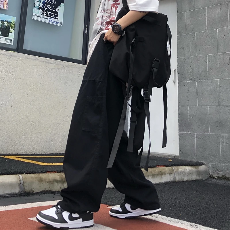 

Модные корейские Комбинезоны в стиле ретро и японской уличной женской одежды 2023 летние широкие брюки с редисом Свободные Студенческие повседневные брюки