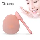 Brainbow 2 шт.упак. уход за кожей лица Уход за кожей лица пор глубокое очиститель мягкий Красота буфами на рукавах для умывания лица, щетка для чистки носа маска для удаления черных точек