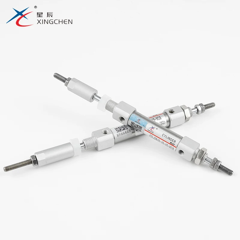 Xing Chen pneumatic stainless steel mini cylinder CDJ2B-10/16-15/30/50/60/75/100-125 adjustable |