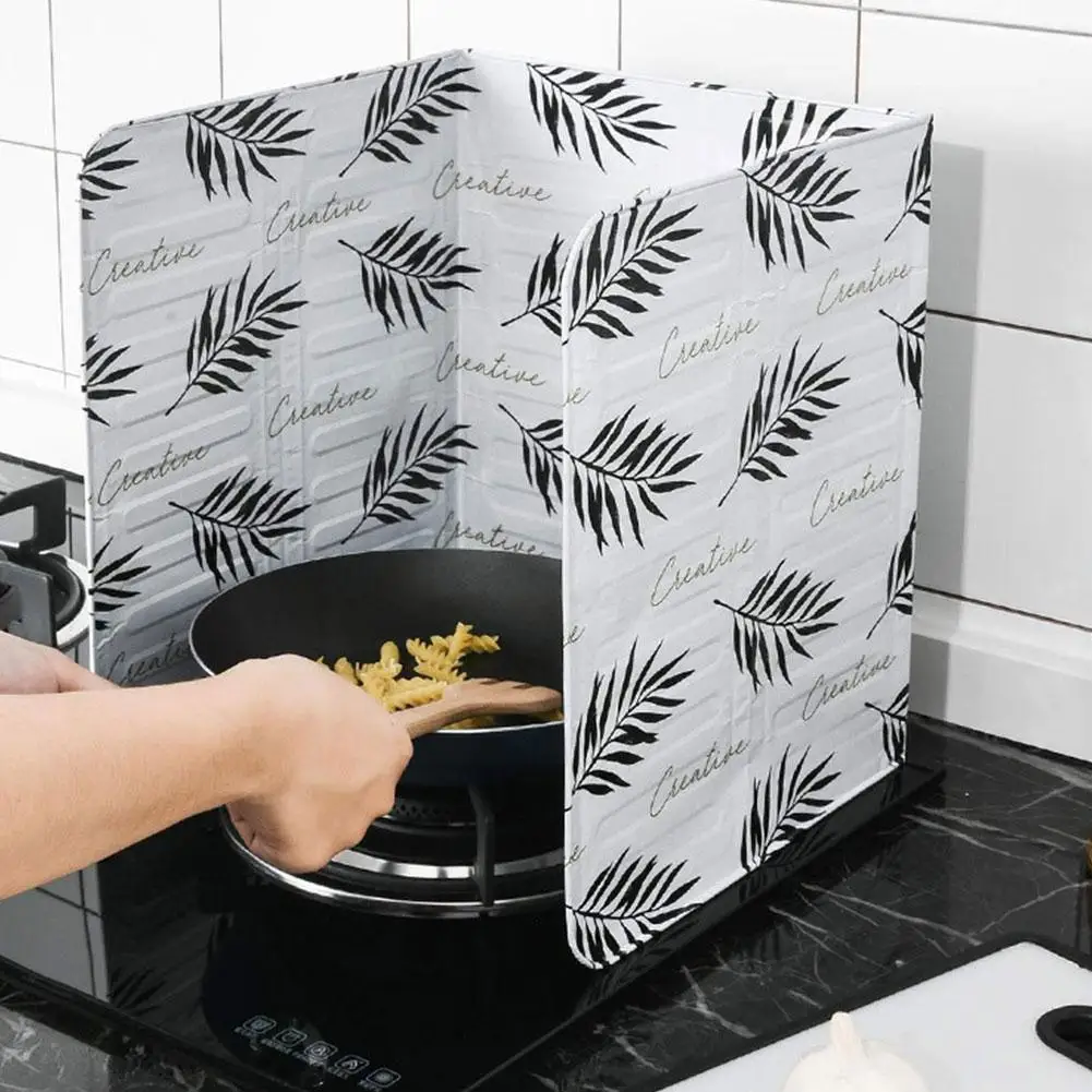 

1 Pc Foldable Kitchen Gas Stove Baffle Easy To Clean Oil Screen Pan Kichen Tool Oil Splash Board Cooking Stove B K7f0