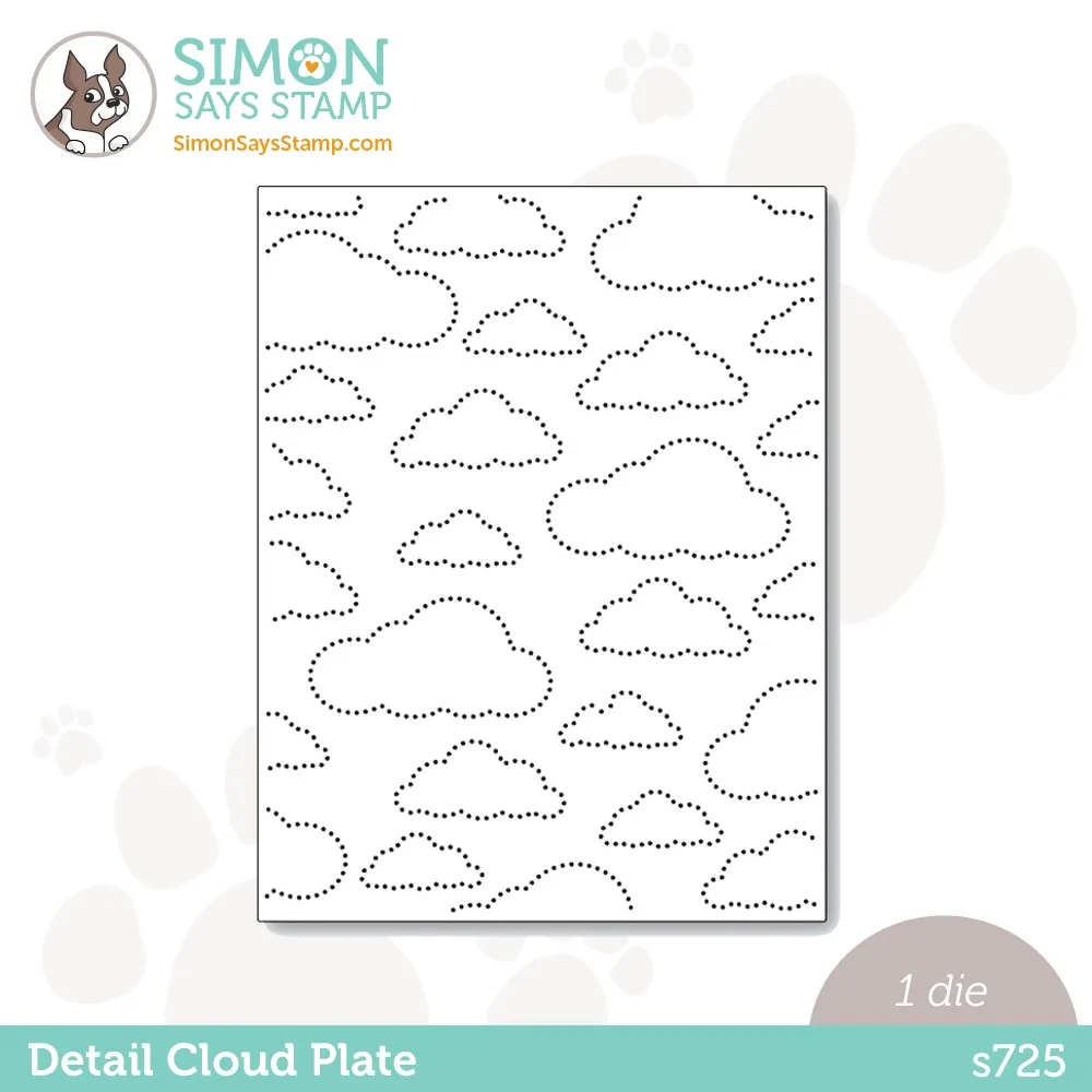 Металлические штампы для вырезания в виде облака форма карточек скрапбукинга