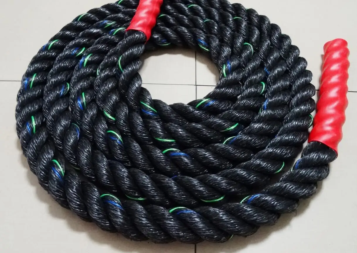 Боевая веревка для тренировок силовая в тренажерном зале