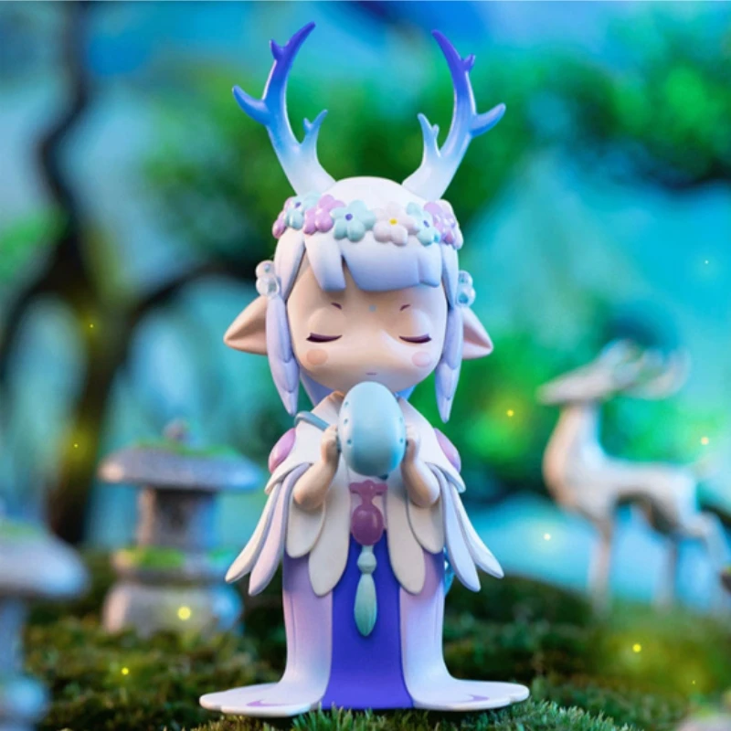 Оленький дух маленький Санг Бог персик музыкальный учитель национальная