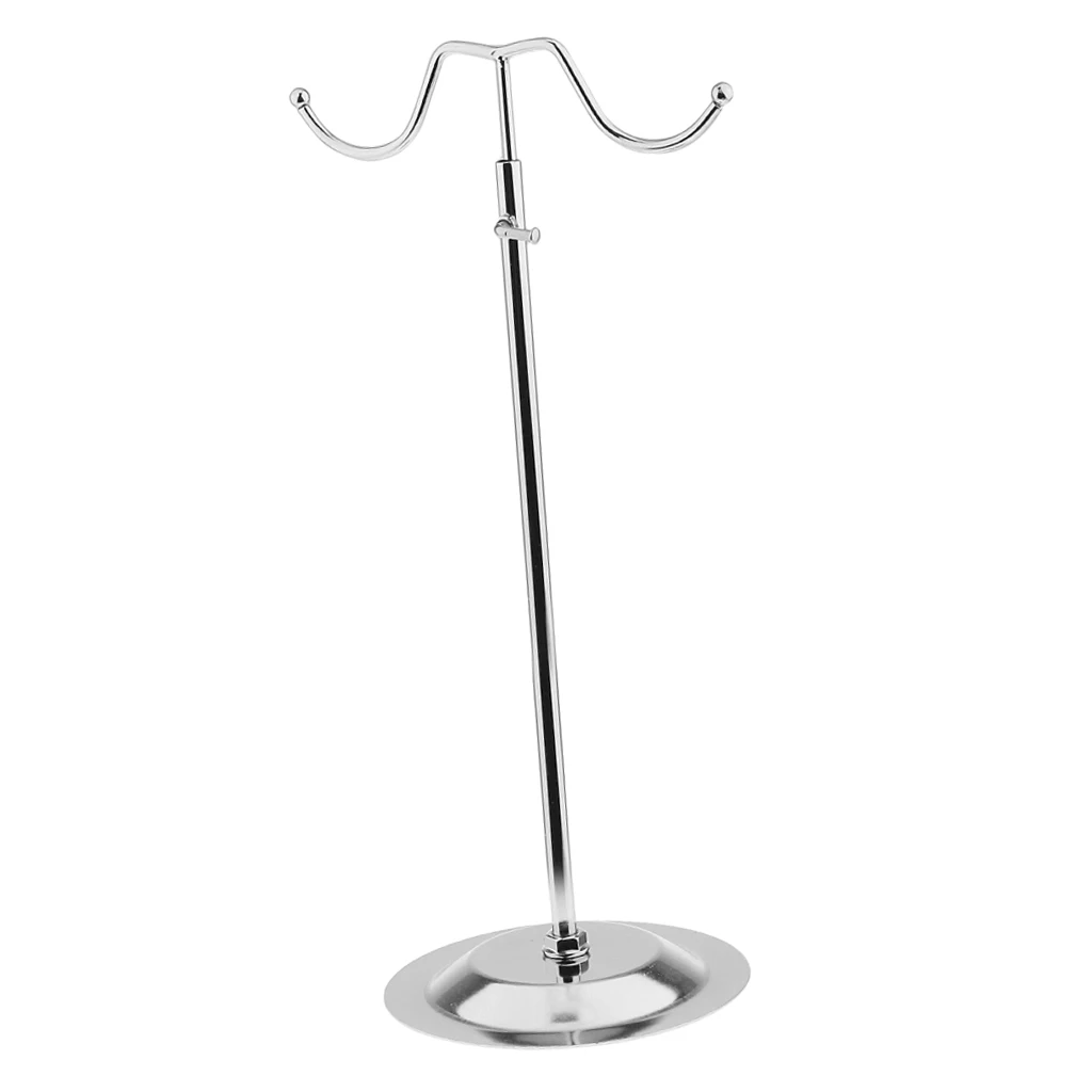 

Handbag Rack Bag Display Stand Double Hook Adjustable Bag Hat Holder