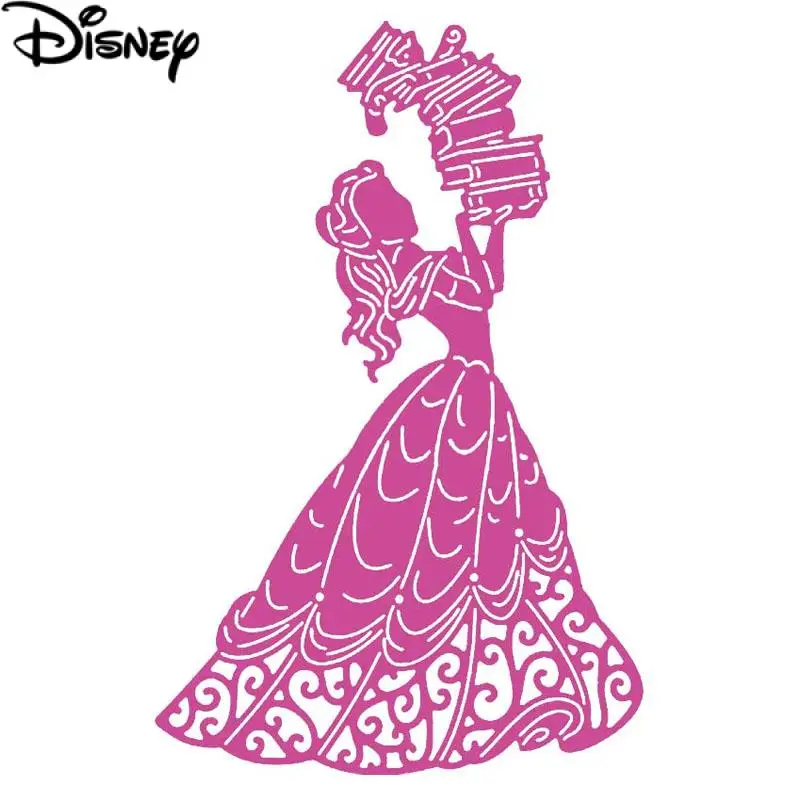 

Beauty and the Beast Metal Cutting Dies Disney Princess Belle Die Cuts For DIY Scrapbooking Embossed Card Making Album Craft