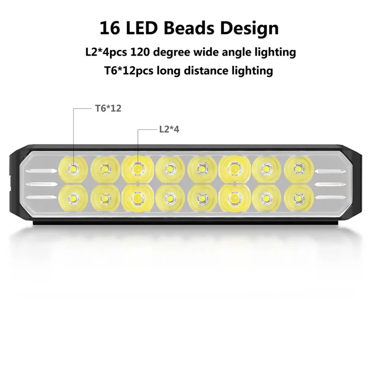 Передняя фара для велосипеда 10000 мАч