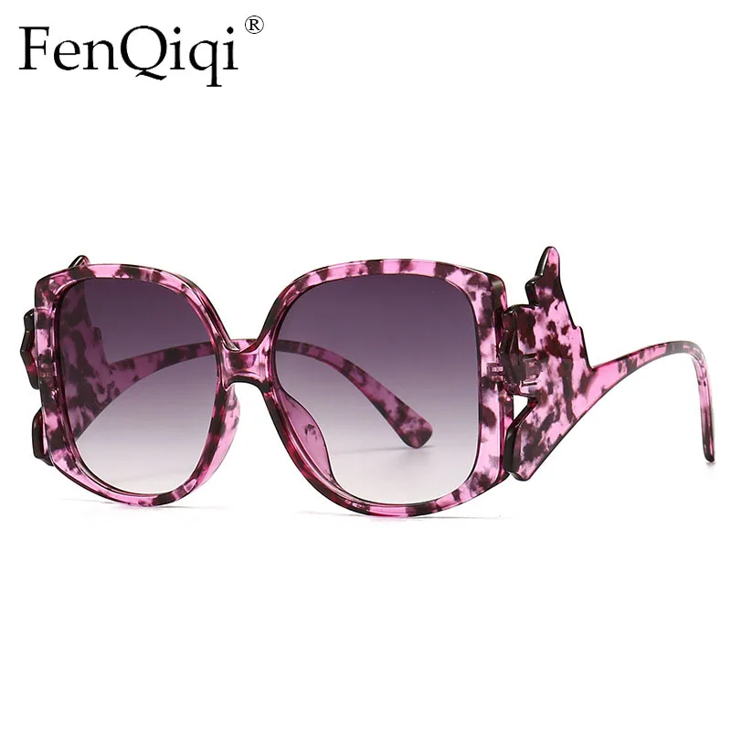 

Брендовые дизайнерские очки Uv400, новинка 2022, очки для женщин, оверсайз Квадратные Солнцезащитные очки в оправе, роскошные очки для женщин