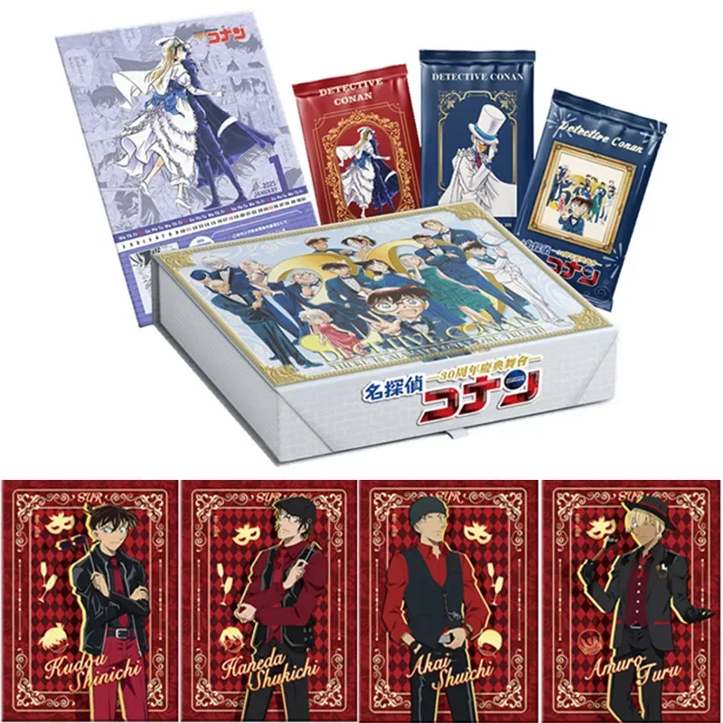 Детектив Конан посвященный 30-летию празднования мяча серия карт редкая