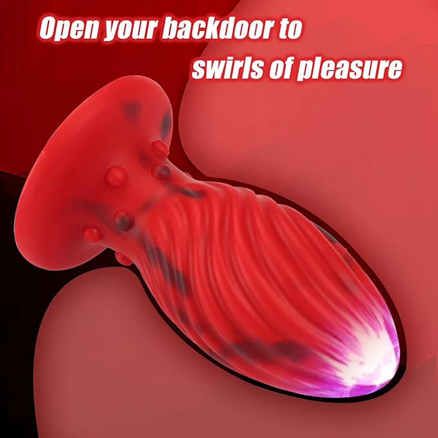 Толстая анальная пробка Проникающий анал Гей Сексуальная мастурбация