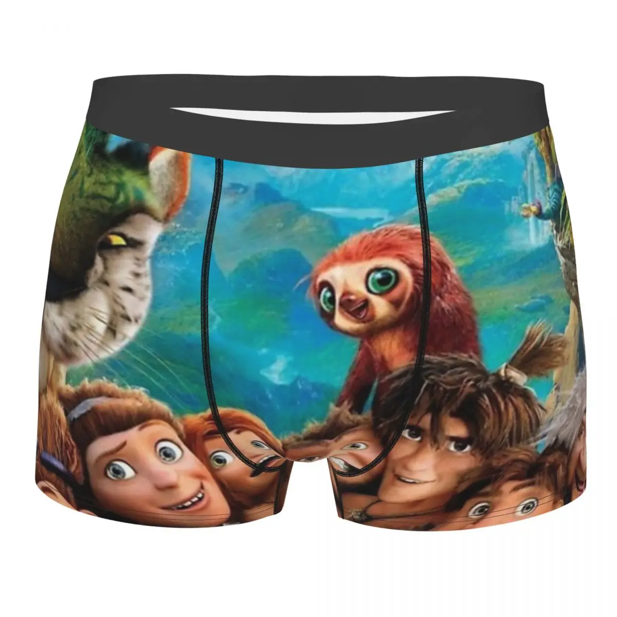 

Мужские трусы Croods, нижнее белье с принтом, шорты-боксеры