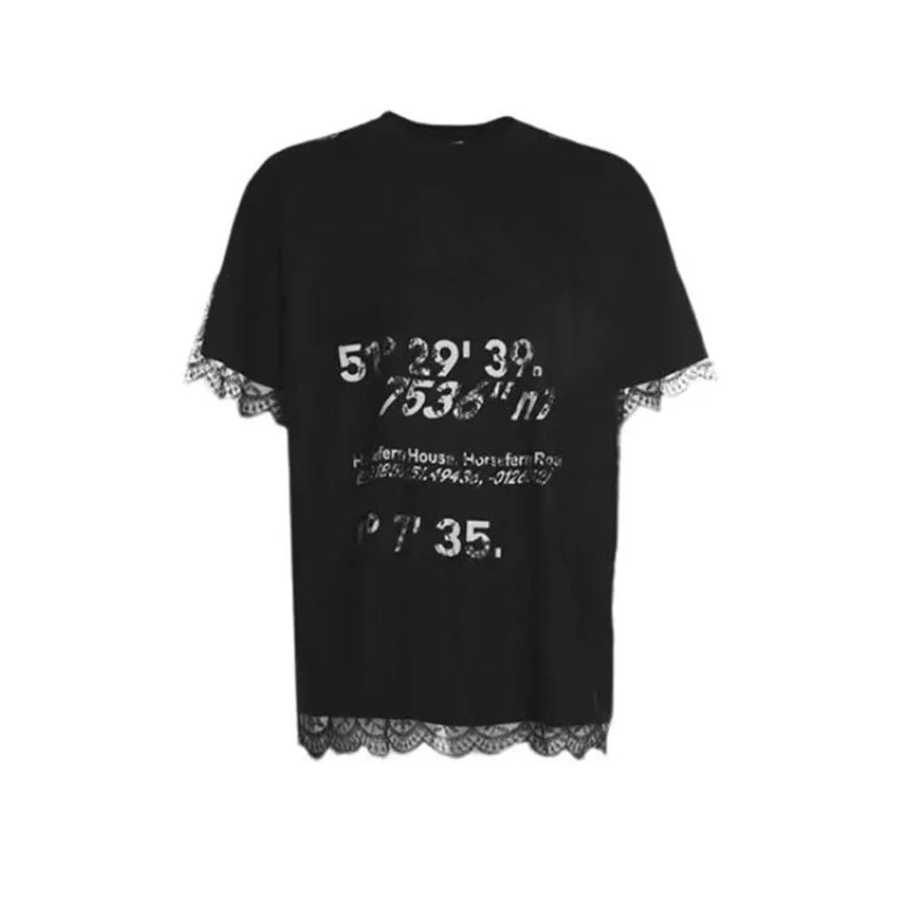 

MS Lace Patchwork T-shirt #wfms6396