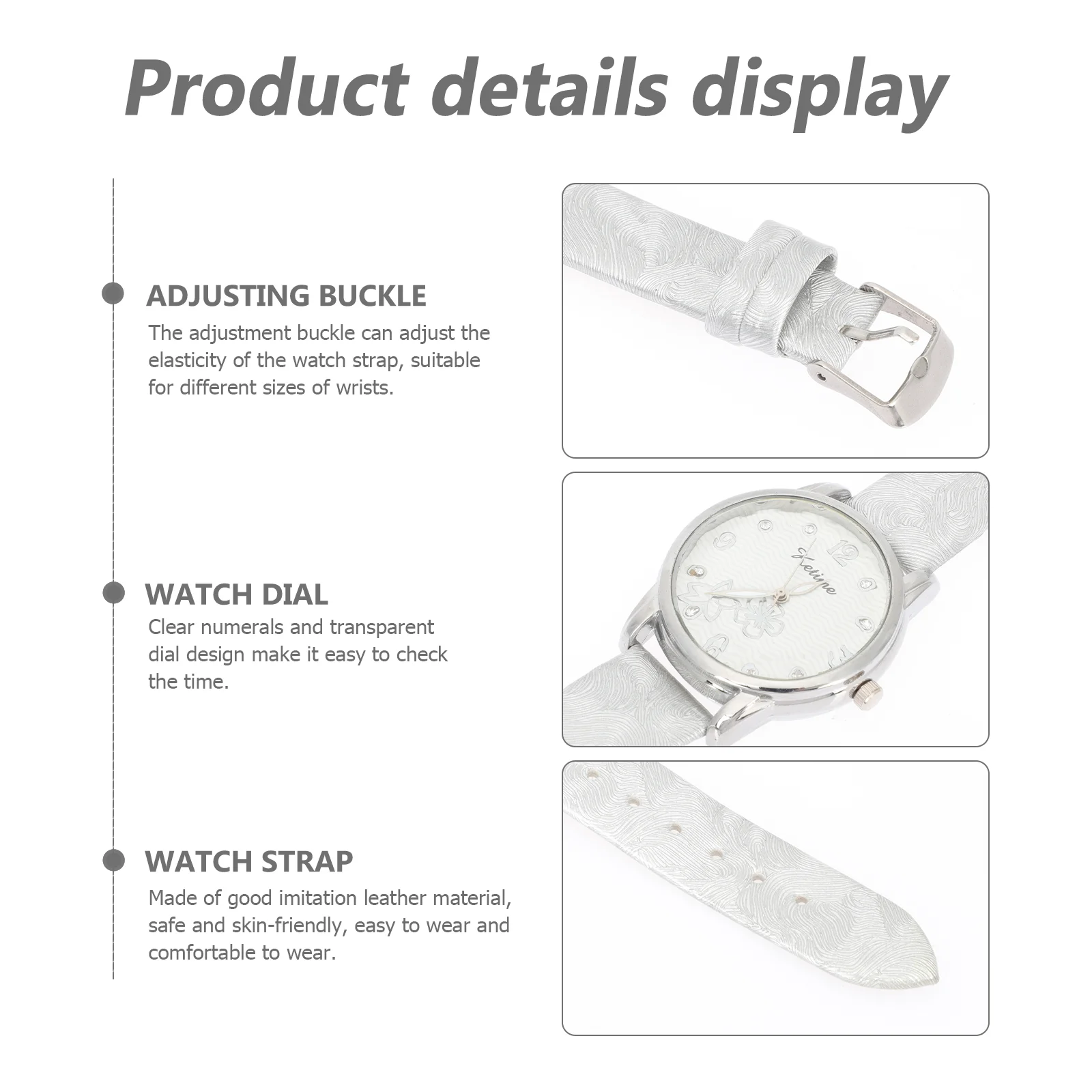 Кварцевые часы для офиса женские подарки нежные декоративные наручные из