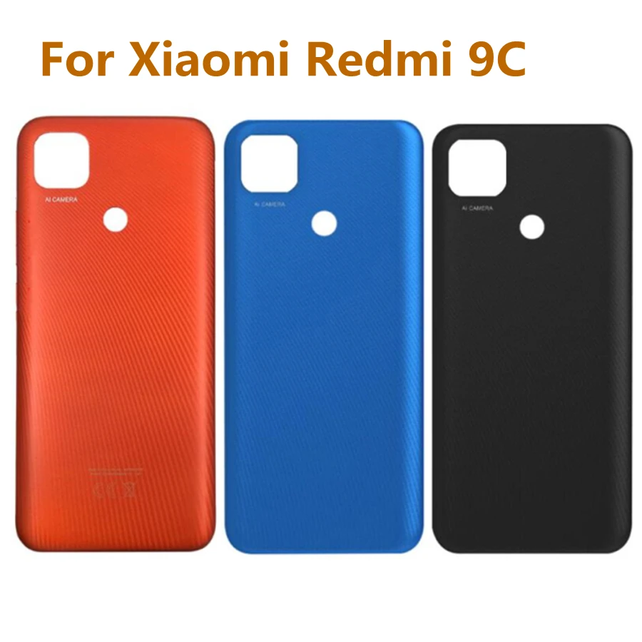 

For Xiaomi Redmi 9C B Battery Cover 9C Rear Housing Door Case For Redmi 9C Pro Back Battery Cover + Side Key