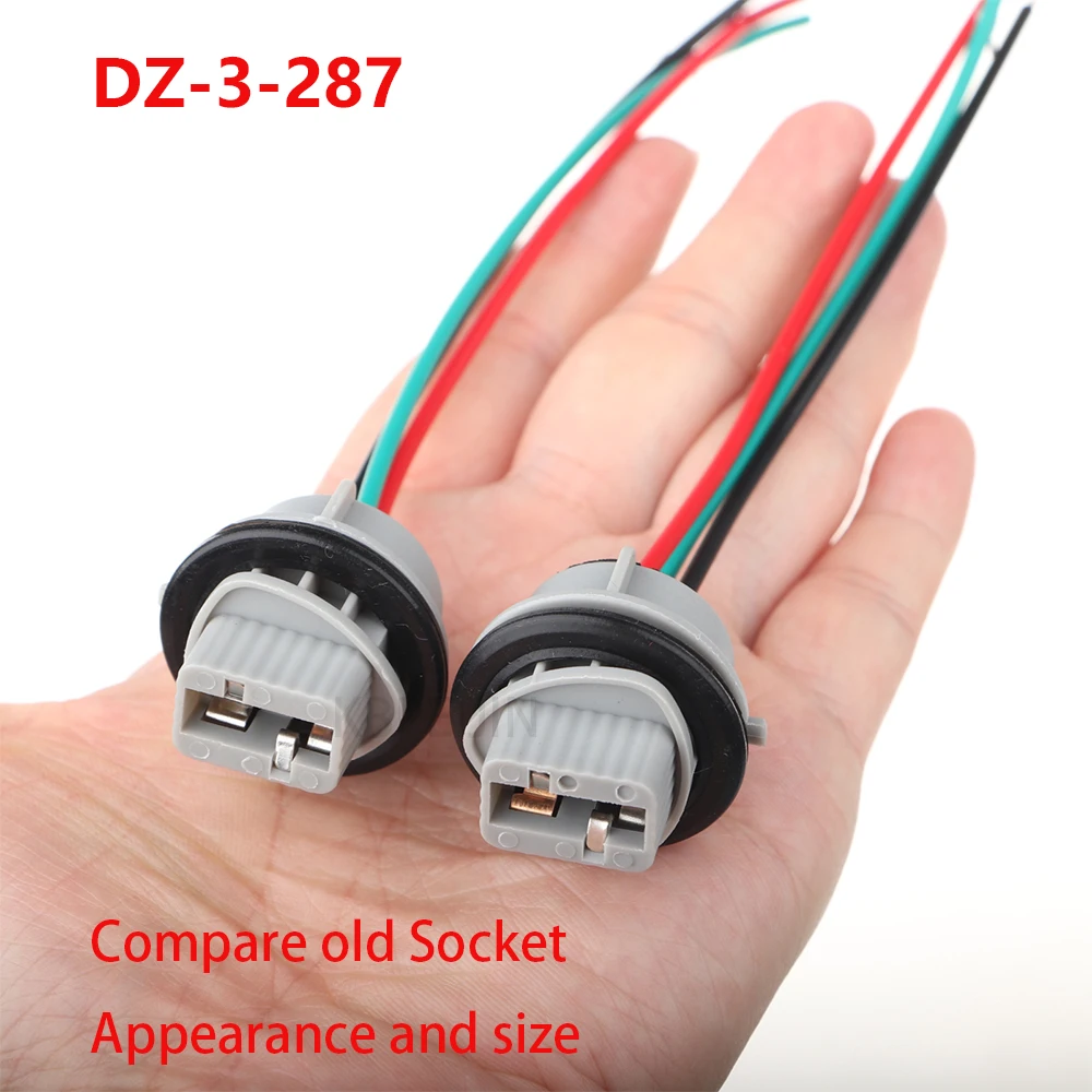 

2x для Honda Accord Civic City Nissan Tiida T20 7443, держатель лампы, гнезда стоп-сигнала, разъем, жгут проводов, аксессуары