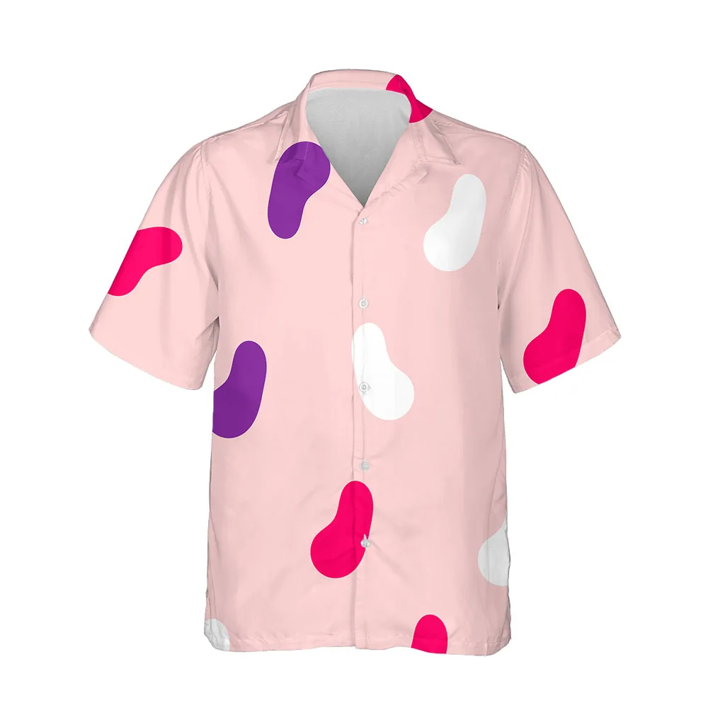 Jumeast New 3D Summer Mens Hawaiian Shirt Short Sleeve  Festival Clothing Beach Blouses Streetwear Fashion Breathable Men Shirt