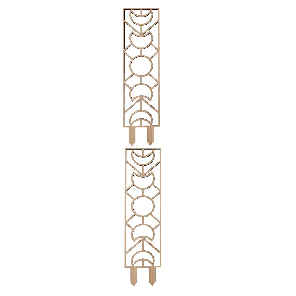 

2pcs Plant Wooden Trellis Vine Plant Support Wooden Plant Support Stake