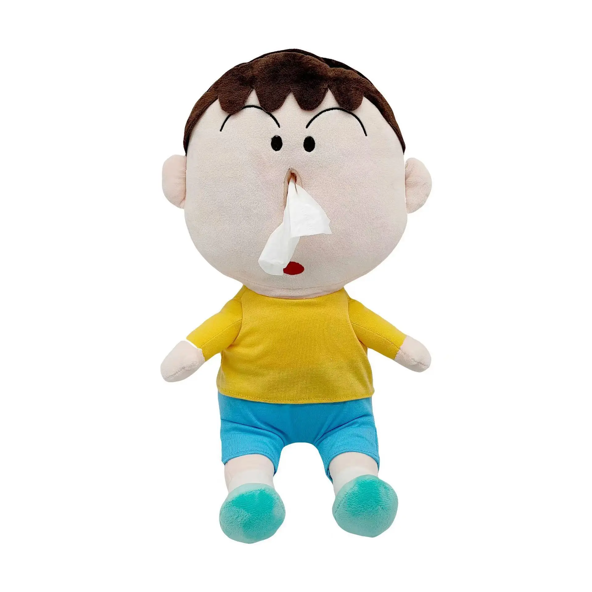 

Cross-border New Product Crayon Xiaoxin Series Dummy Paper Box Tissue Box Plush Toy Doll
