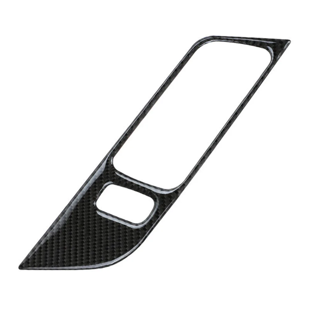 

High Quality Door Handle Frame Trim Auto Interior Parts Carbon Fiber Cover Accessories For Ford Mustang 2015+ Handle Trim