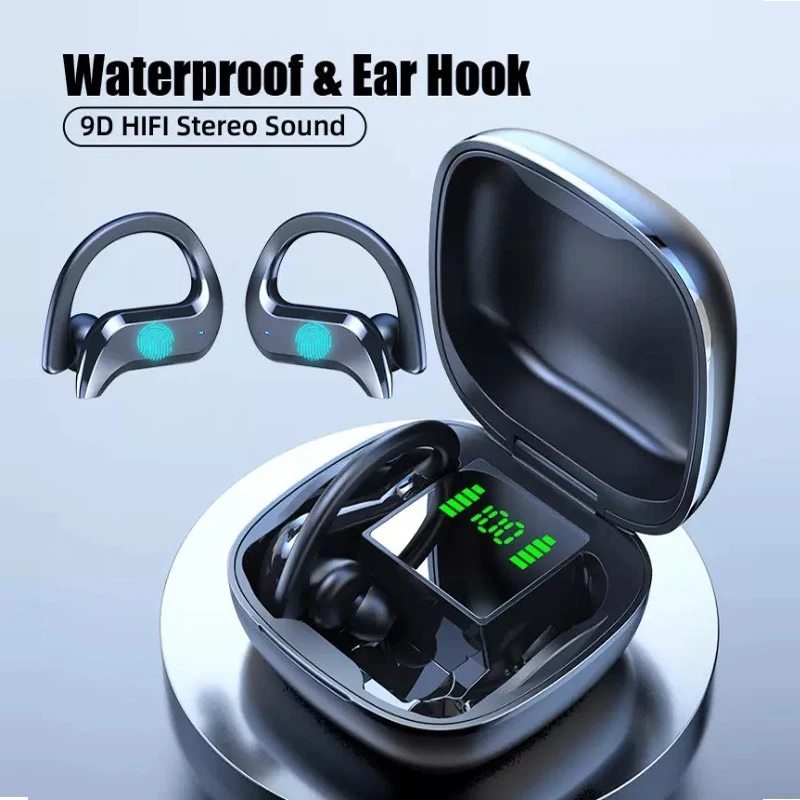 Беспроводные наушники Bluetooth TWS с шумоподавлением спортивная водонепроницаемая