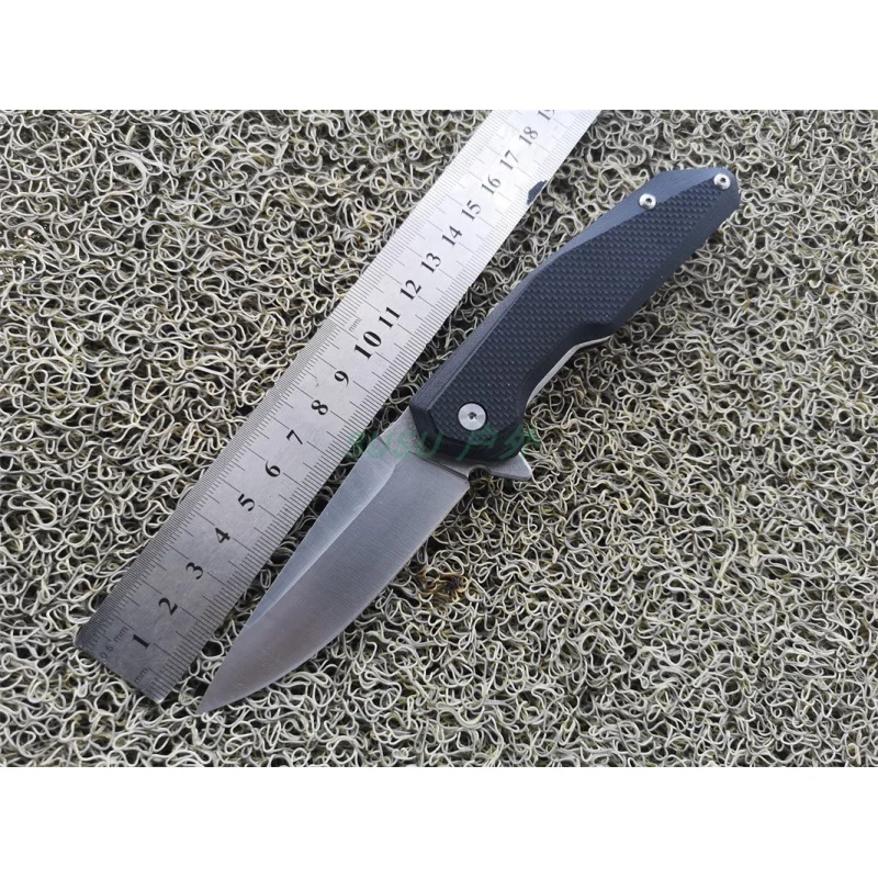 

JH022 высокопрочный острый складной нож 9Cr18Mov Edge G10 Ручка