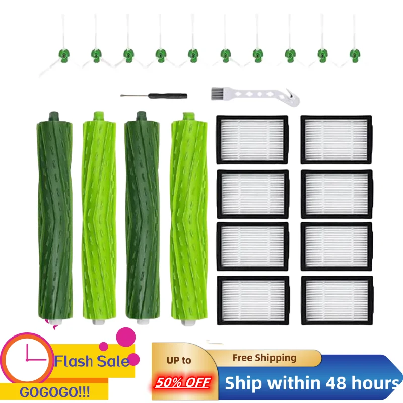 

Replacement Accessory Kit for IRobot Roomba I7 I7+/I7 Plus E5 E6 E7 Series Robot Vacuum Cleaner