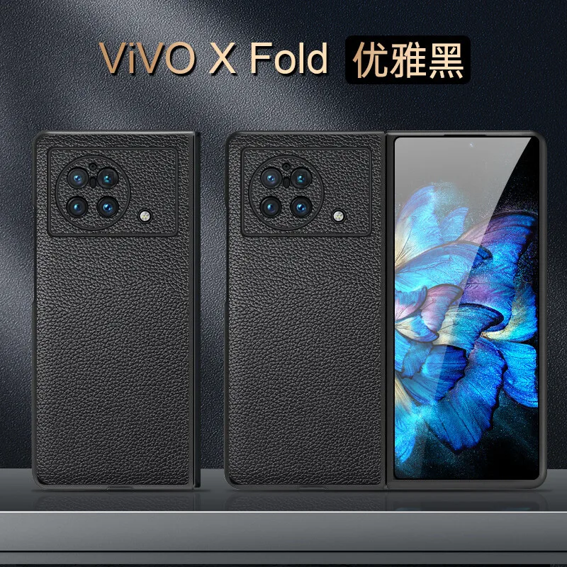 

For VIVO X Fold Case Genuine Leather Luxury For VIVO XFOLD Cover