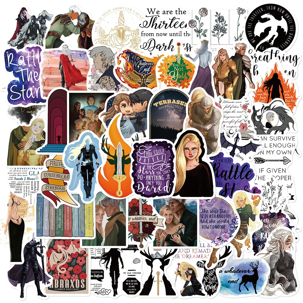 50 шт. наклейки для ноутбука телефона скейтборда