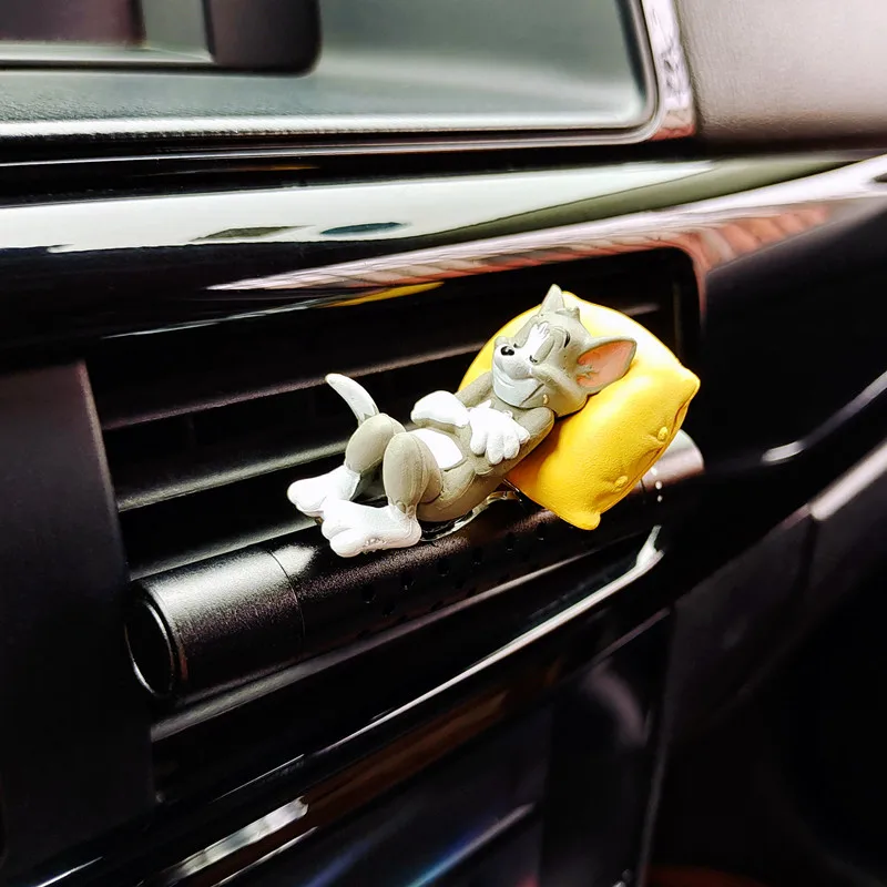 

Автомобильный диффузор мультяшный ленивый кот освежитель воздуха парфюмерный масляный диффузор симпатичный спящий Кот автомобильный осв...