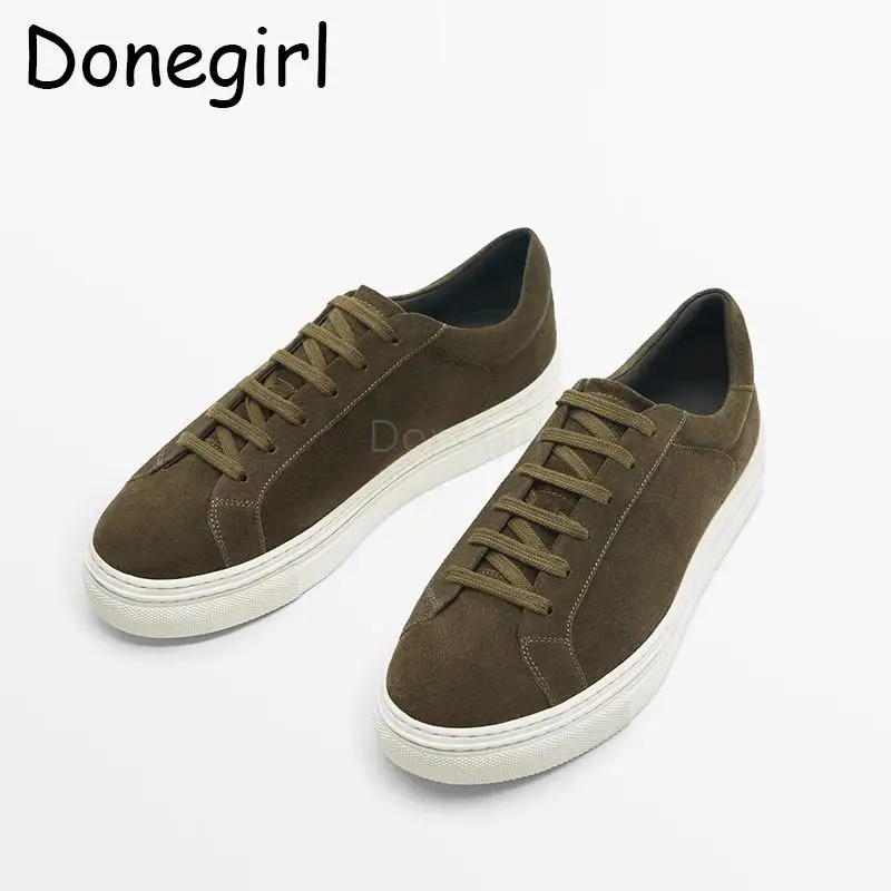 Новинка 2023 модная мужская однотонная обувь для крикета Donegirl с круглым носком со