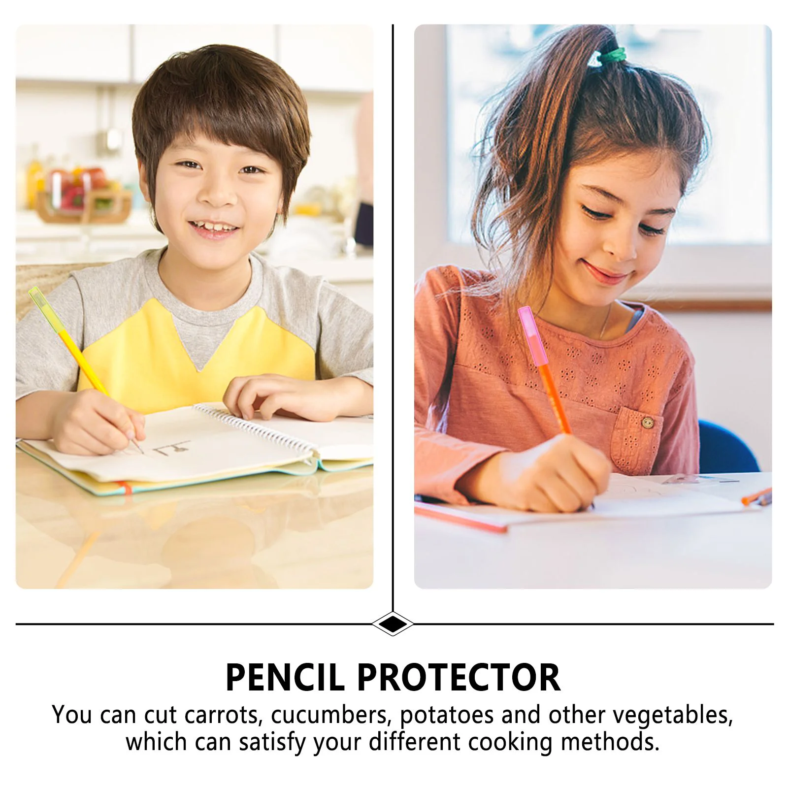 100pcs Pencil Cap Useful Durable Good Transparent Caps Protection | Bags