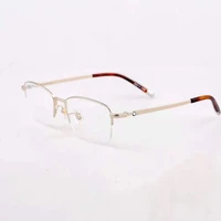 brand new fashion half rim titanium square optical glasses frame for women men highweight prescription eyeglasses frames mb0133o