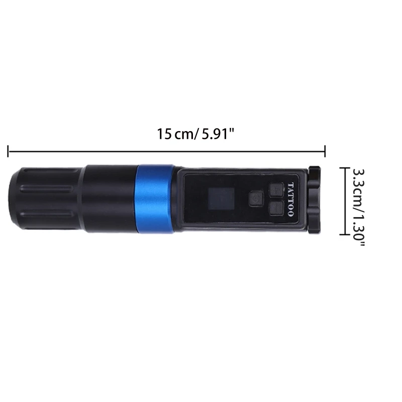 Wireless Tattoo Machine Professional Rotary Tattoo Pen 2000mAh Battery Stroke 3.5mm Digital LED Display Equipment Supply for