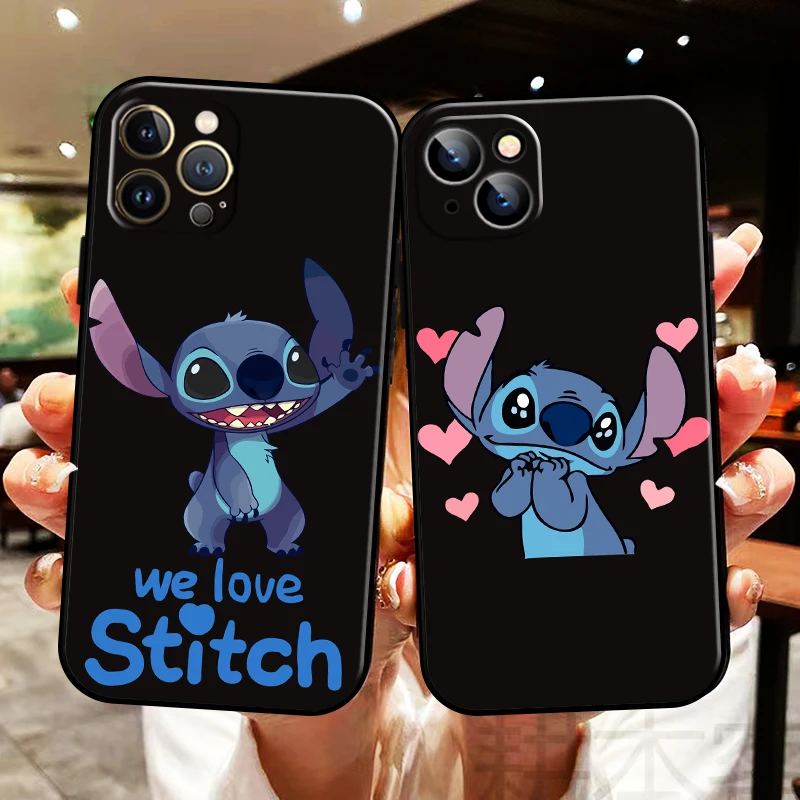 

Cartoon Cute Lilo Stitch For Apple iPhone 13 12 11 Pro Max 13 12 Mini 5 5s 6 6S 7 8 Plus SE2020 X XR XS Max Phone Case