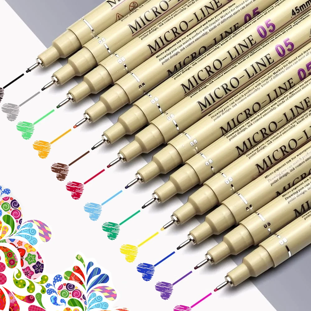 

Набор ручек Right Point Pigma Micron 12 цветов
