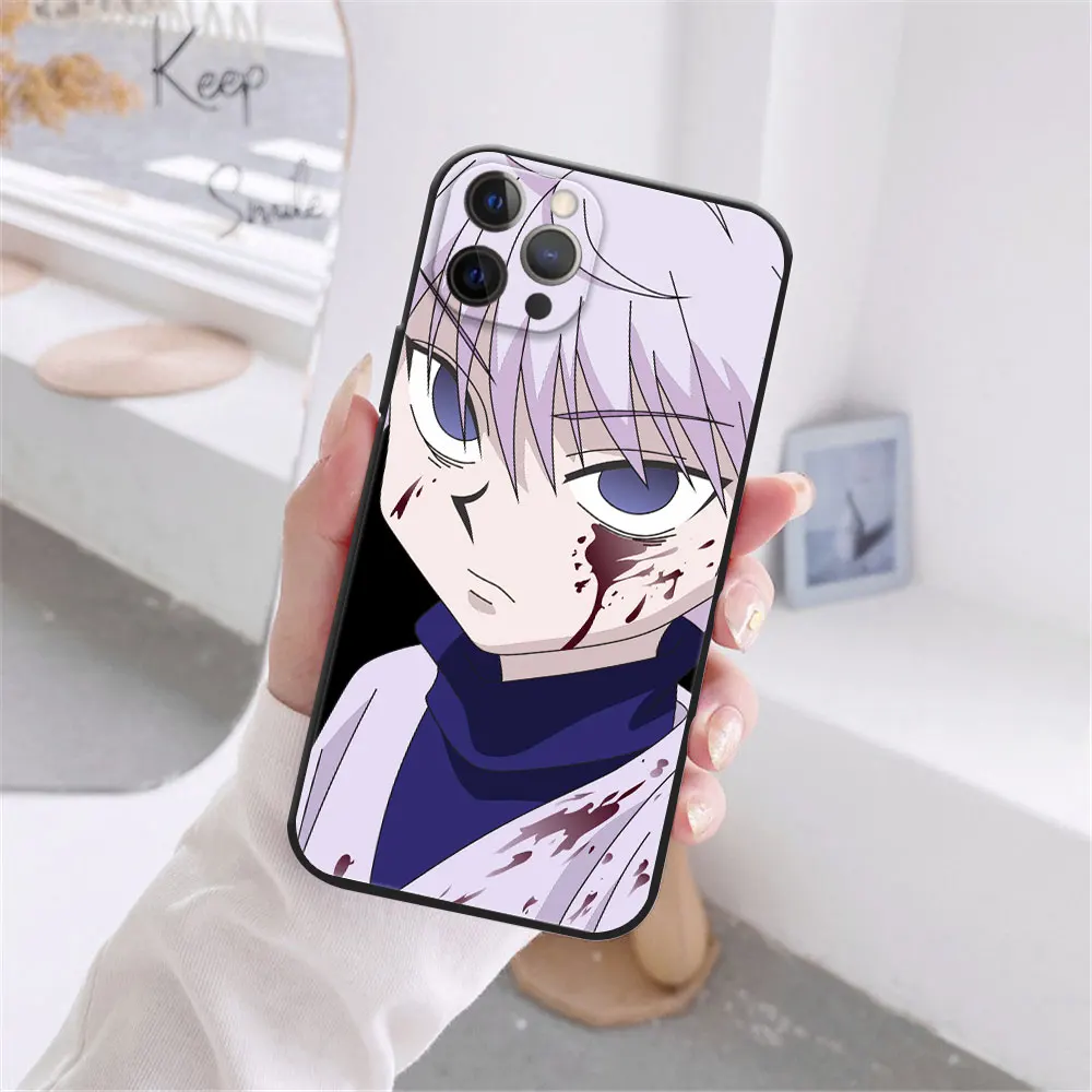 Чехол для iPhone 13 12 11 Pro XR X XS MAX SE 2020 7 8 Plus HXH мягкий с изображением охотников и - купить