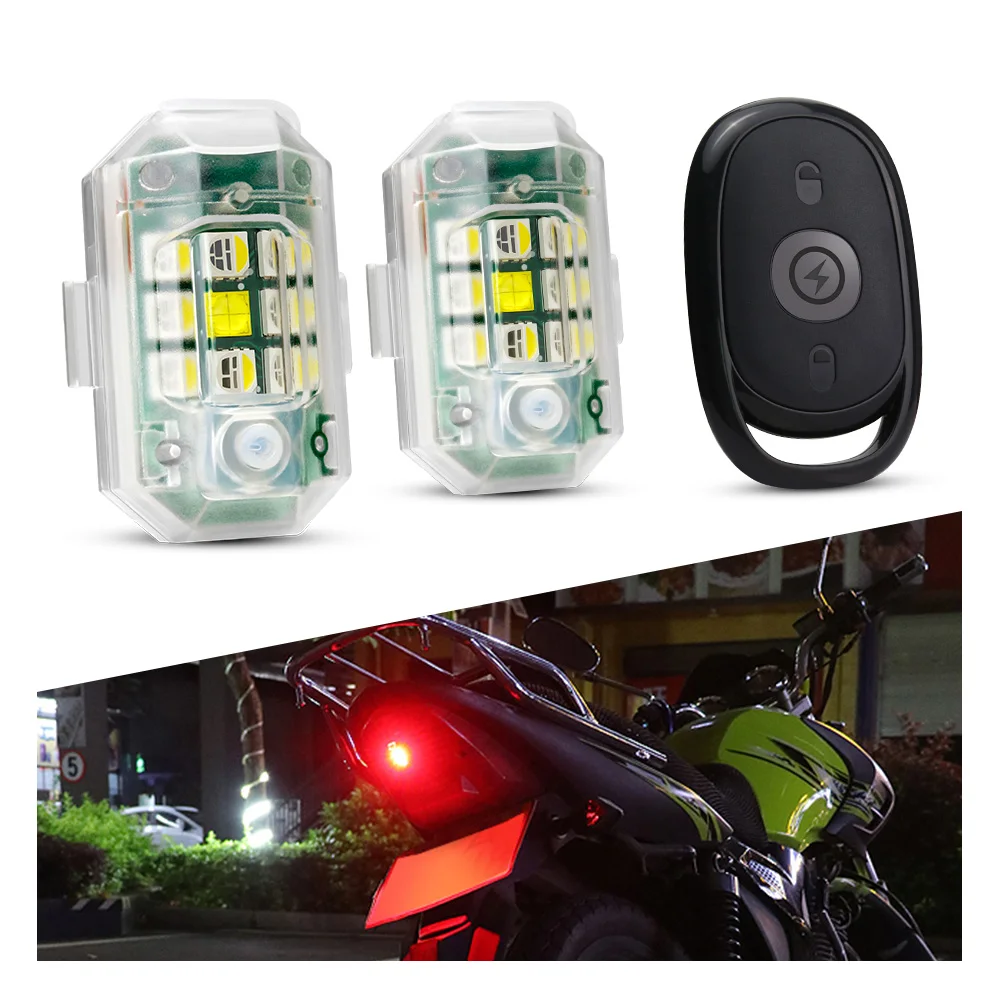 

Waterproof Strobe Light M3 Mini Signal Led Anti-collision Warning For Car Bike Motorcycle RC Drone Flash Position Indicator Lamp