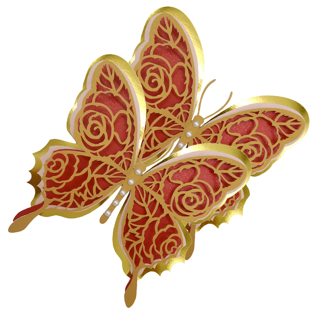 

Wall Decor Stickers Decorations Butterflies 3D Birthday Bedroom Decals