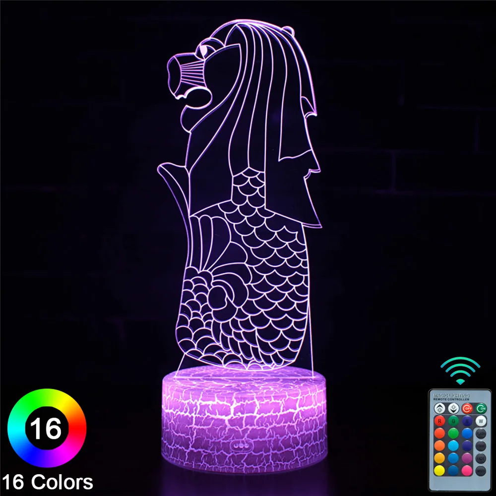 

Рождественские светодиодные 3D ночники, сенсорный пульт дистанционного управления, новинка, настольная лампа, декор для комнаты, Рождествен...